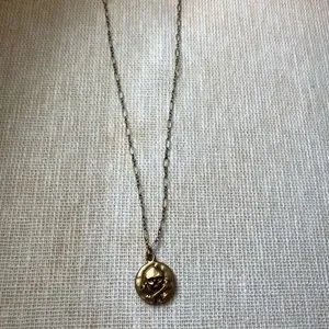Mad Coin | Jewelry | Mad Coin By Rachel Abroms Gold Necklace Skull 